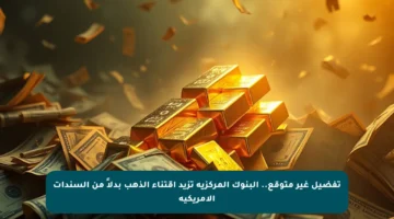 تفضيل غير متوقع.. البنوك المركزية تزيد اقتناء الذهب بدلاً من السندات الأمريكية